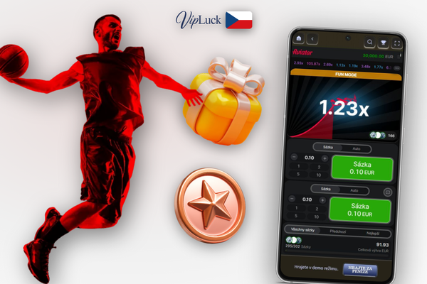 Vipluck Kasino Aviator app na mobilu – stoupající křivka a cashout na dotykové obrazovce